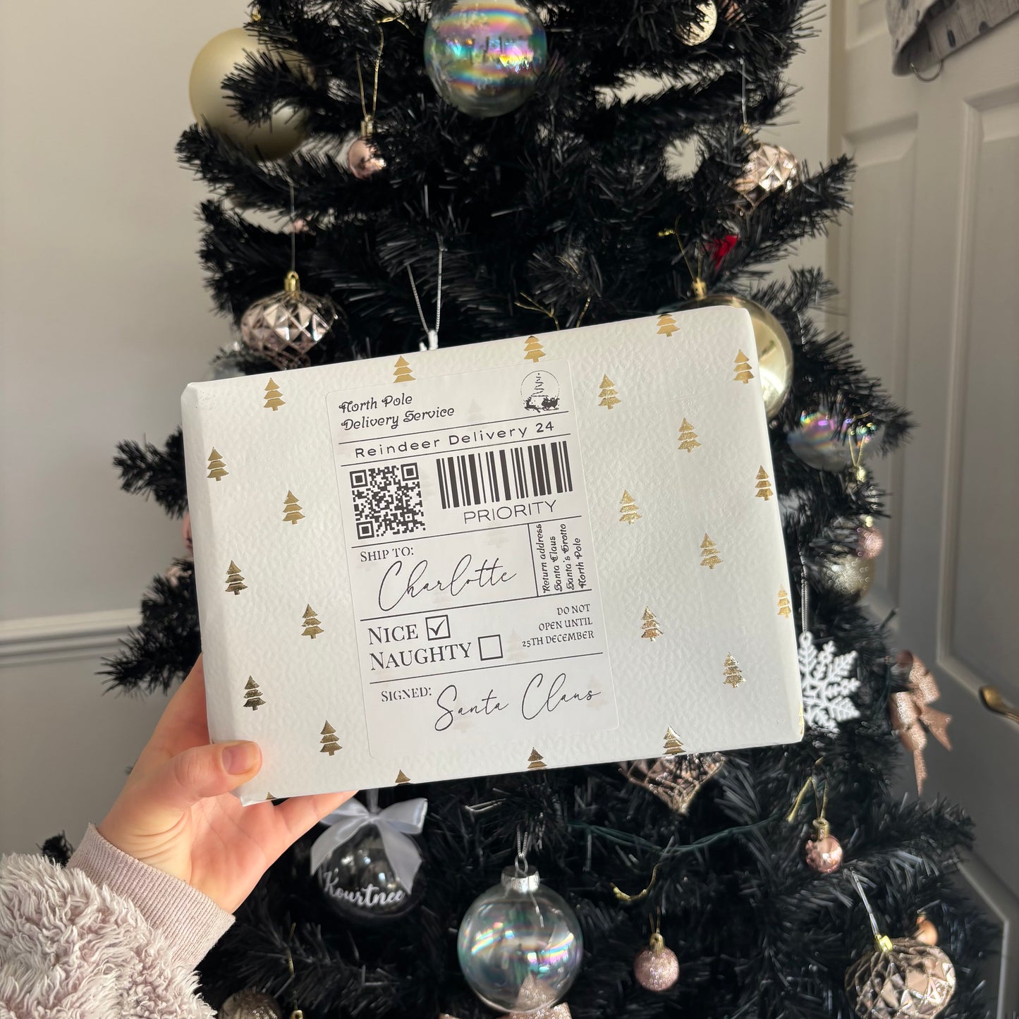 Santa Postage Label | North Pole Delivery Service