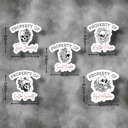 The Lords Series Stickers - OFFICIALLY LICENSED