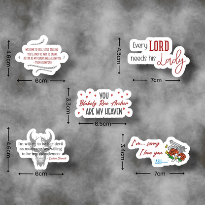 The Lords Series Stickers - OFFICIALLY LICENSED
