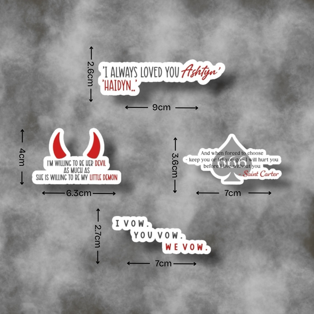 The Lords Series Stickers - OFFICIALLY LICENSED