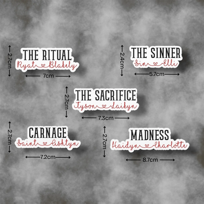 The Lords Series Stickers - OFFICIALLY LICENSED