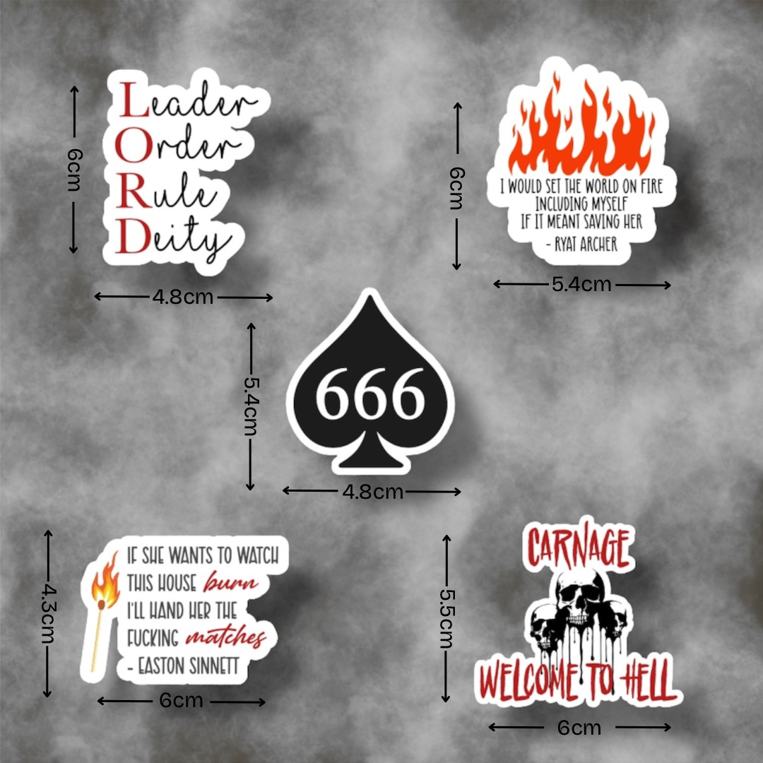 The Lords Series Stickers - OFFICIALLY LICENSED