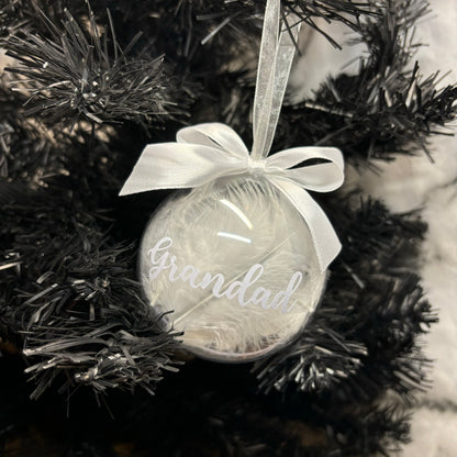 Memorial Christmas Bauble | Personalised