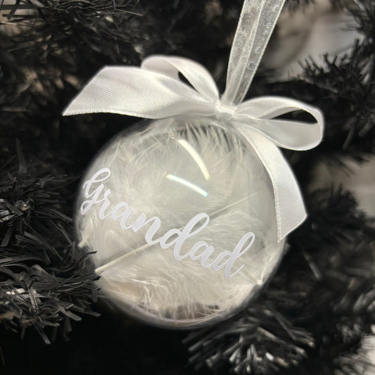 Memorial Christmas Bauble | Personalised