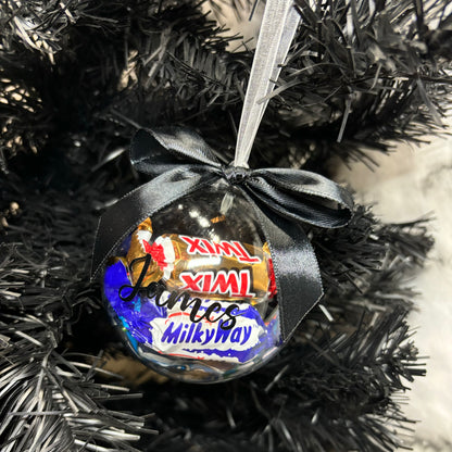 Chocolate bauble with name