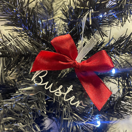 Bone Shaped Pet Bauble