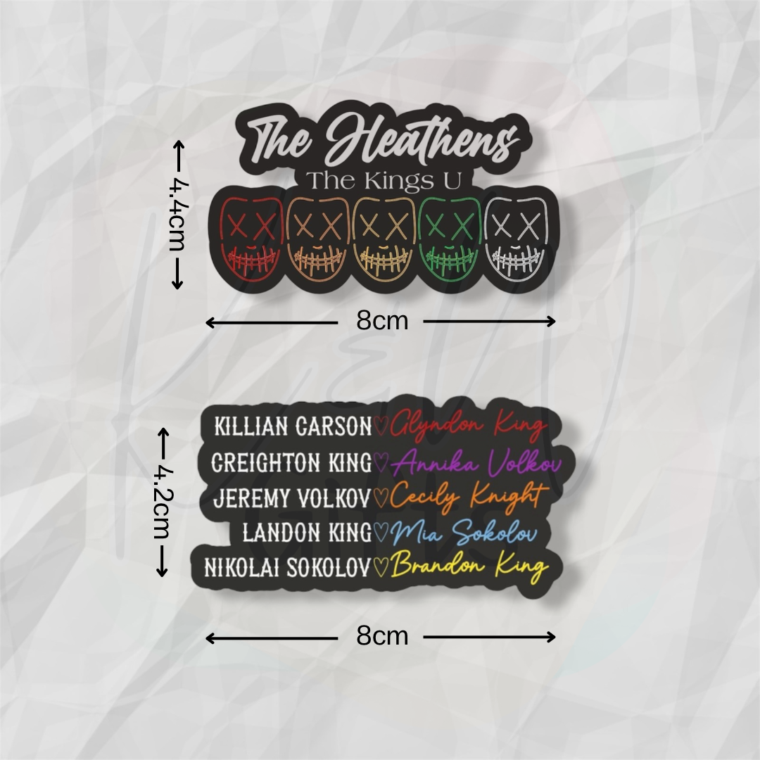 Legacy of Gods Stickers | OFFICIALLY LICENSED | Rina Kent