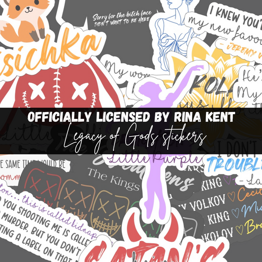 Legacy of Gods Stickers | OFFICIALLY LICENSED