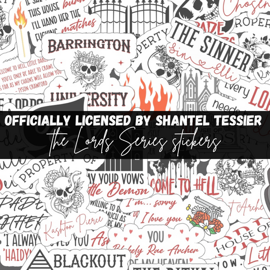 The Lords Series Stickers - OFFICIALLY LICENSED