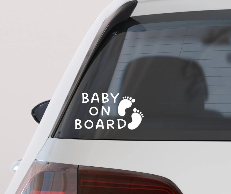 Baby on Board vinyl decal