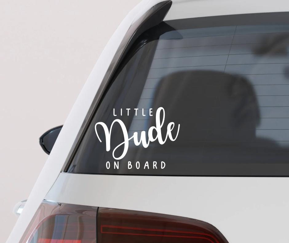 Baby on Board vinyl decal